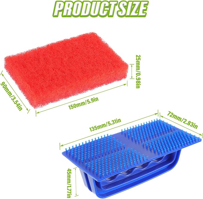 5 Pack Electric Cleaning Brush Pad Kitchen Bathroom Household Cleaning Pad - Image 2