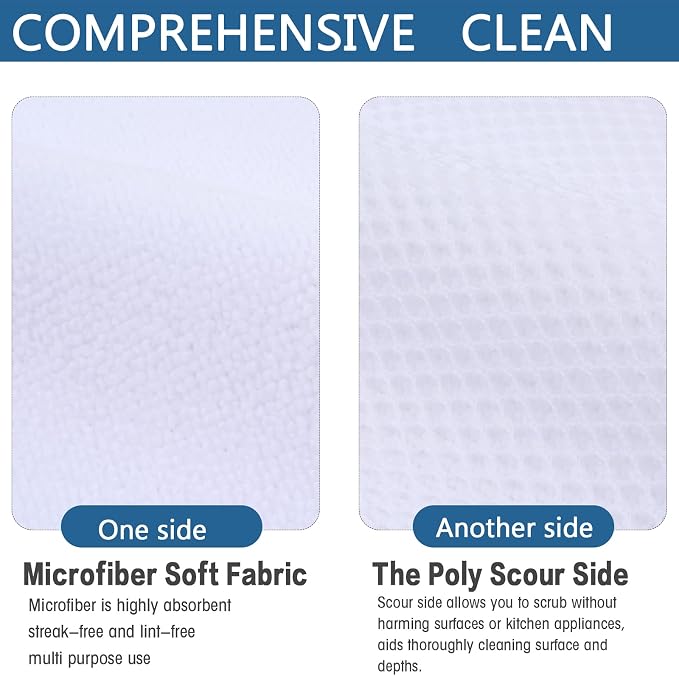 SINLAND Microfiber Dish Cloth Washing Cloths - Image 3
