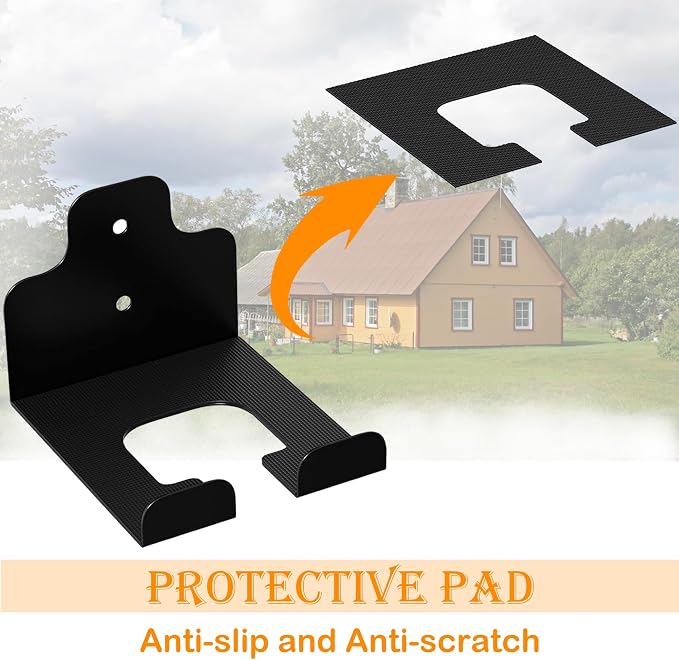 2 PCS Garage Organizer Trimmer Rack, Wall Mounted Tool Hanger - Image 4
