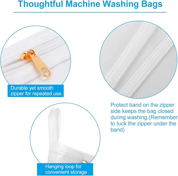 GOGOODA Delicates Laundry Bags, Fine Mesh Wash Bag - Image 5