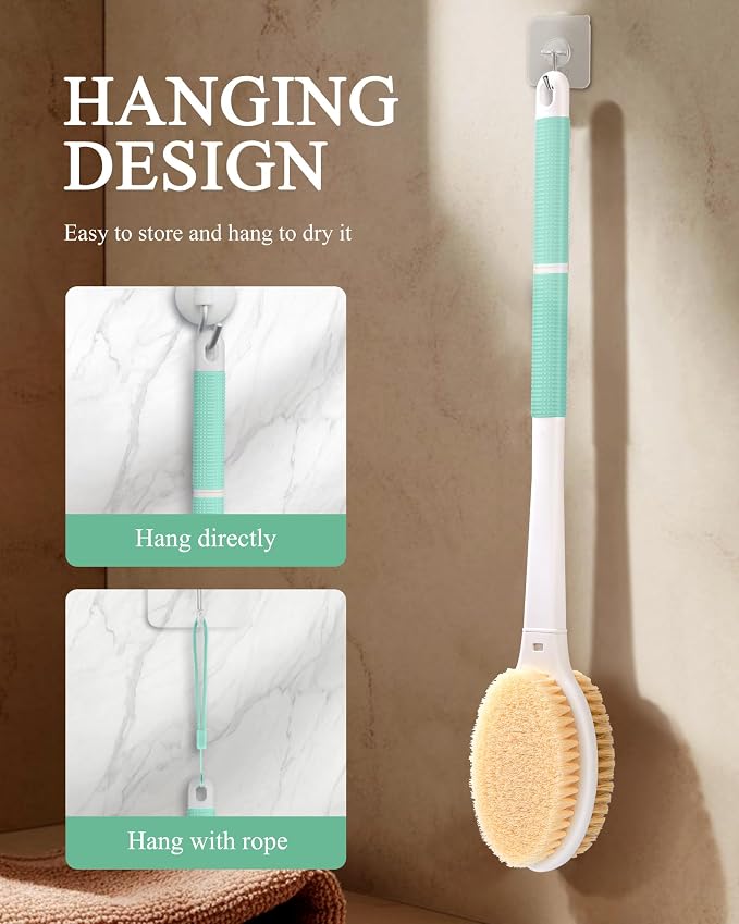 Shower Brush for Massage Dry Brushing: Back Scrubber for Shower - Image 8