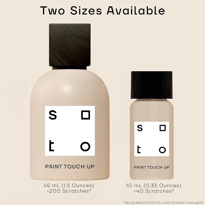 soto Yellow Paint Touch Up, Matte Finish — 10 Milliliters of Scratch Repair - Image 2