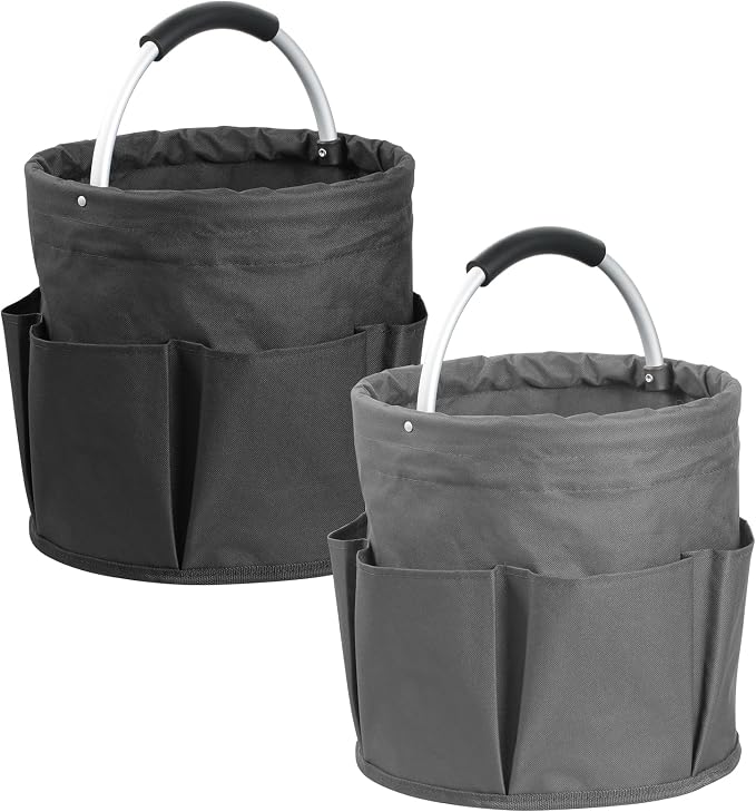 2Pack 17L Foldable Cleaning Supply Caddy by IHOMAGIC