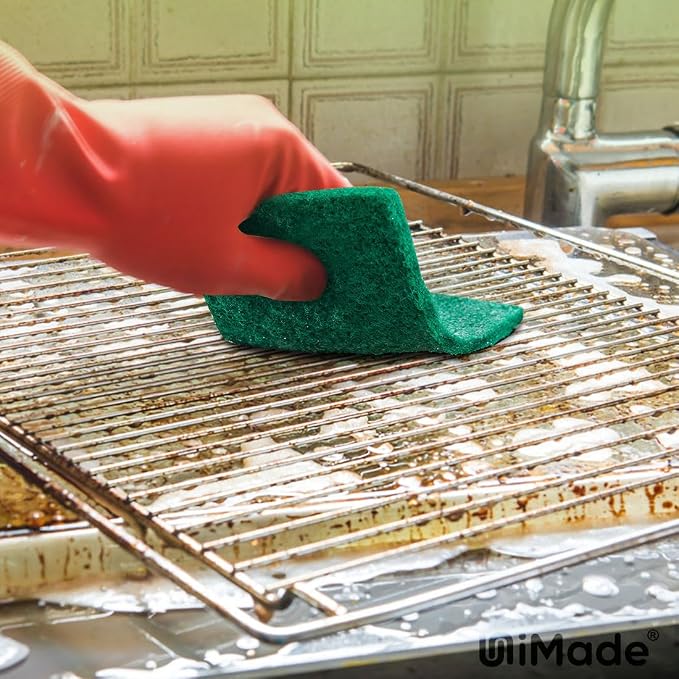 Heavy Duty Scouring Pad, Garage and Outdoors, Reusable Dish Scrubber Pads - Image 5