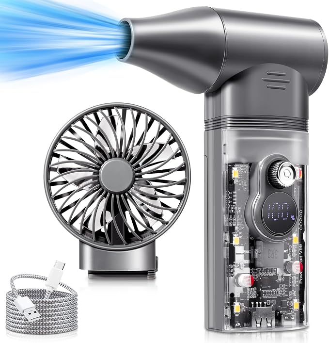 Electric Air Duster- 100000RPM Compressed Air Duster by Mukum