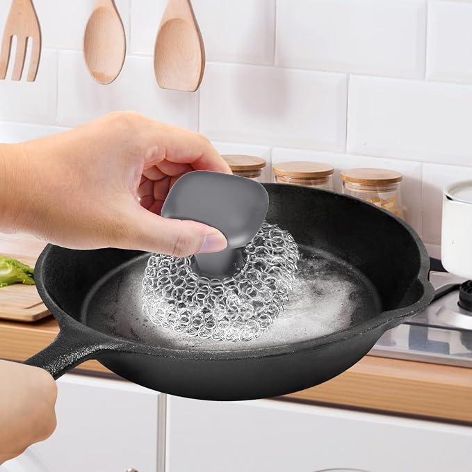 Cast Iron Scrubber, Cast Iron Cleaner - Image 2