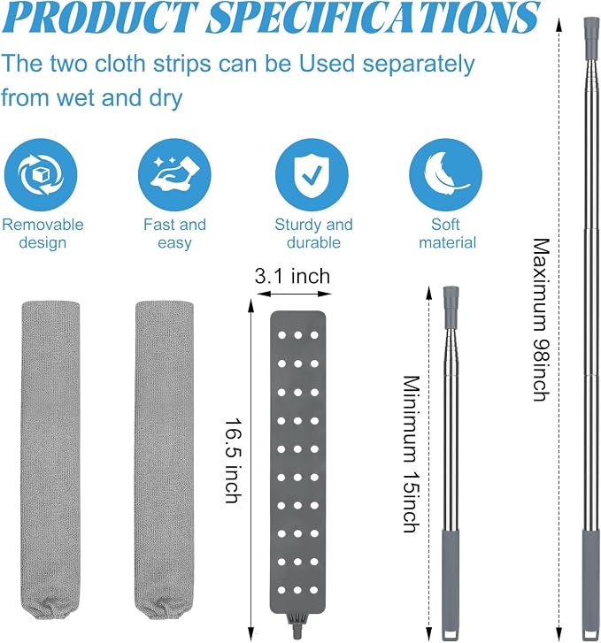 Retractable Gap Dust Cleaner - Image 2