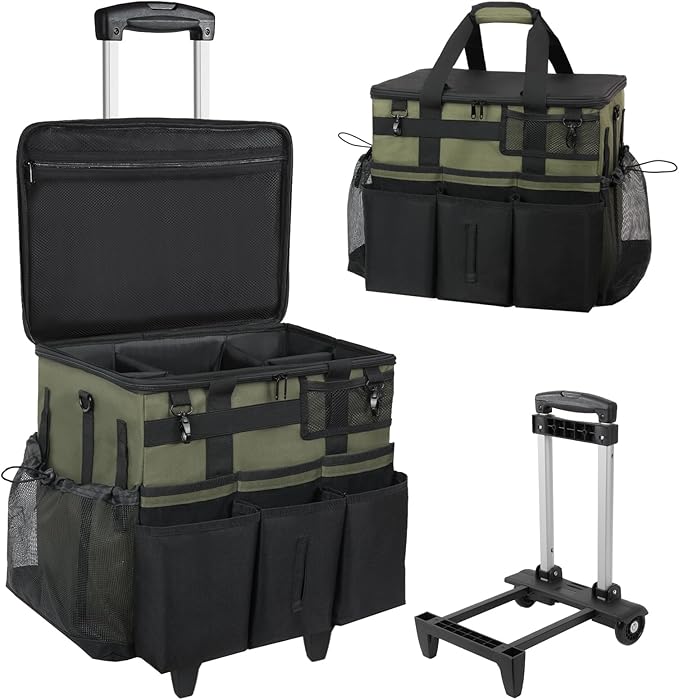 Rolling Cleaning Caddy Bag by Tidyyourlife