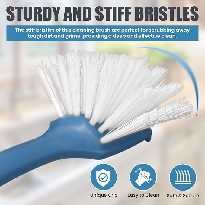 Dish Brush with Handle – 2 Pack - Image 2