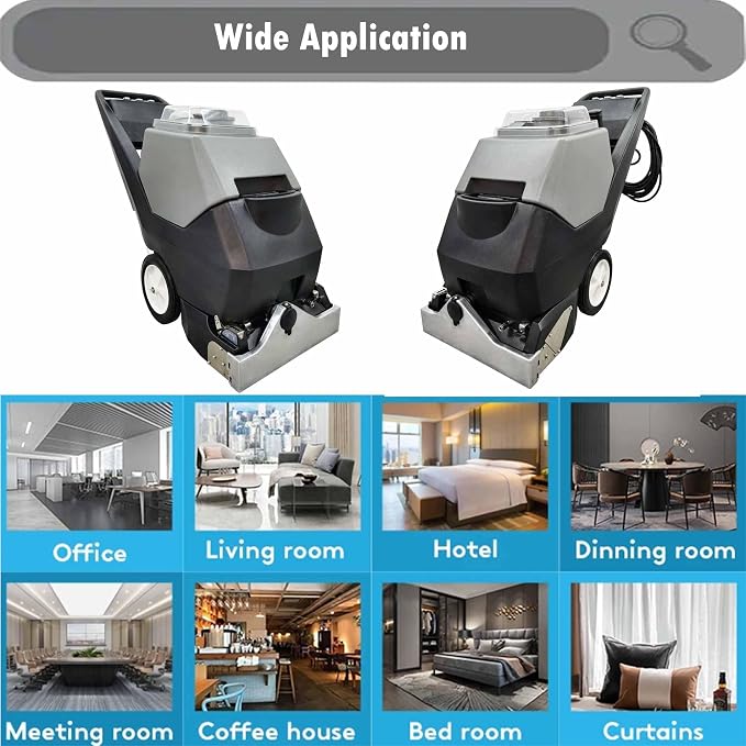 INTSUPERMAI Commercial Carpet Cleaning Machine Carpet Extractor Cleaner 3-in-1 - Image 9