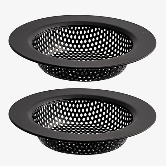 2PC Kitchen Sink Drain Strainer Stainless Steel by rqyekdo