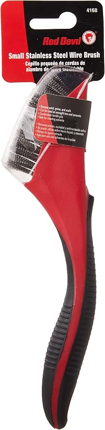 Red Devil 4160 8-Inch Soft Grip Stainless Steel Wire Brush - Image 2