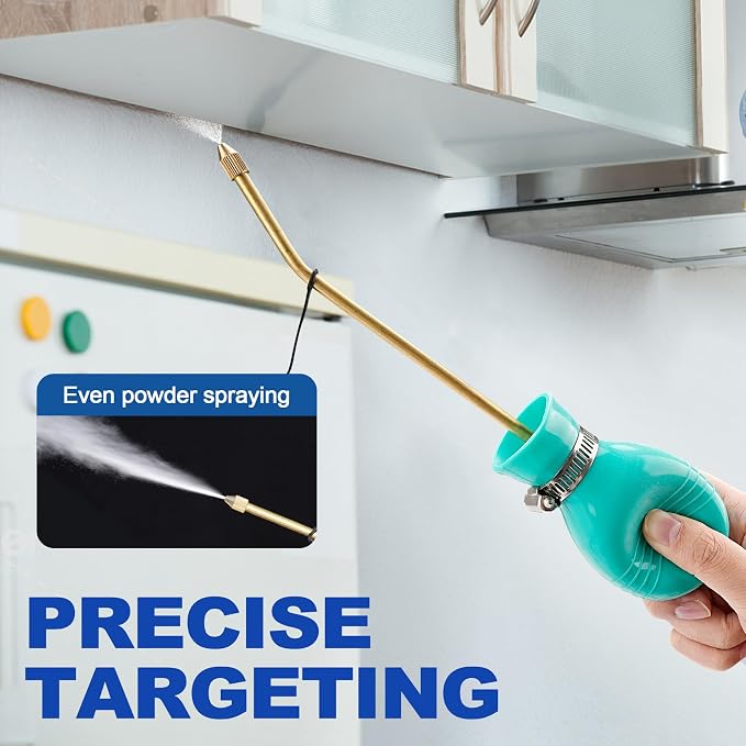 Powder Duster, Large Diatomaceous Earth Bulb Duster Applicator - Image 4