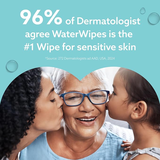 WaterWipes Sensitive+ On The Go Wipes, 3-In-1 Cleans, 99.9% Water, Unscented & - Image 10