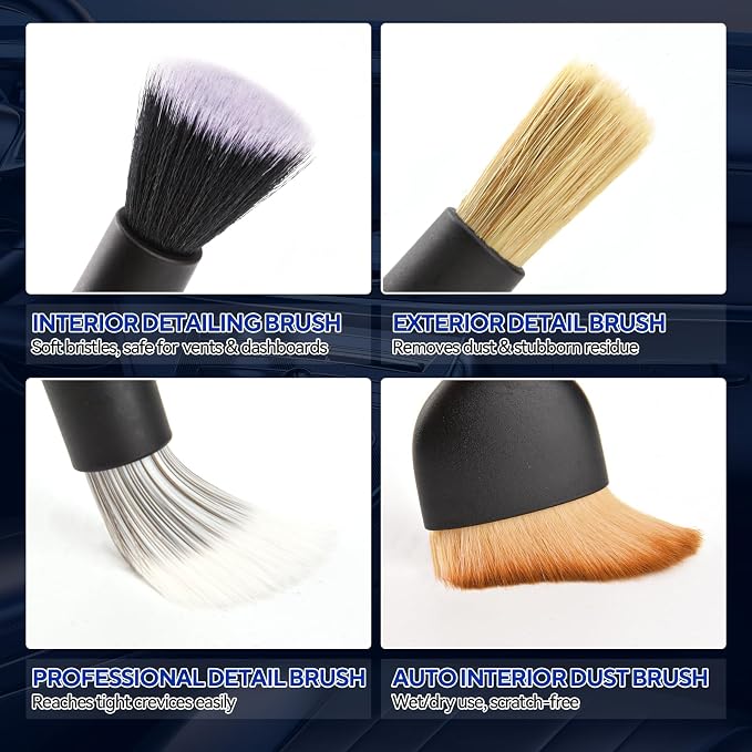 7PCS Car Detailing Brush Kit - Image 2