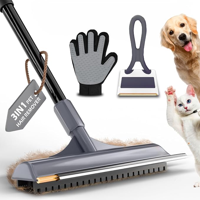Carpet Rake for Pet Hair Removal by leishiyen