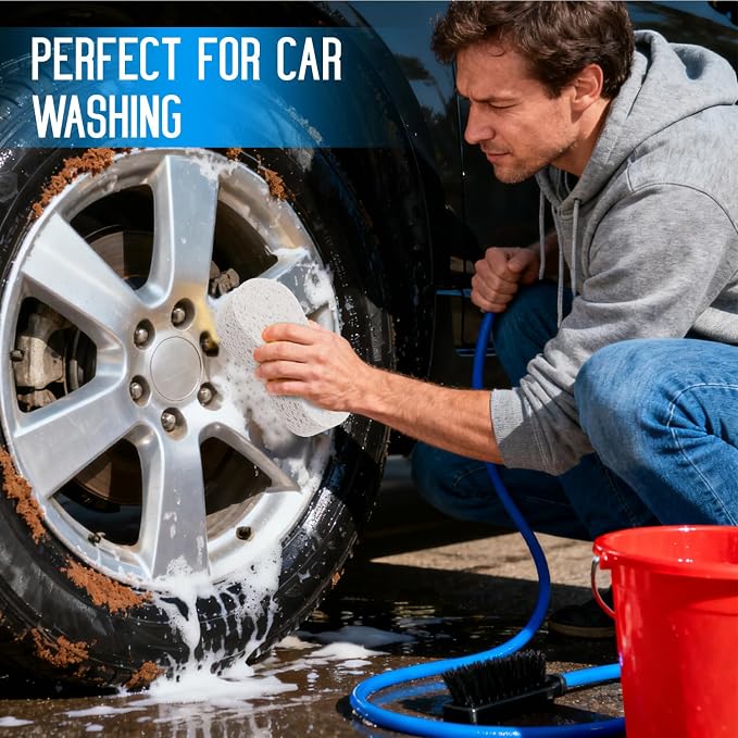 3PCS Car Wash Sponge, Heavy Duty Car Sponges - Image 4