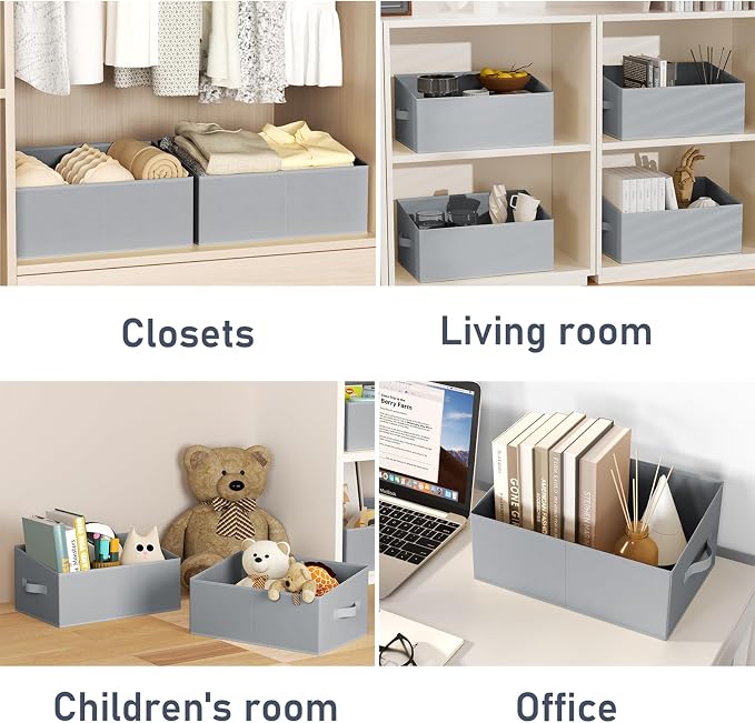 DIMJ Large Closet Storage Bins 8 Pack - Image 7