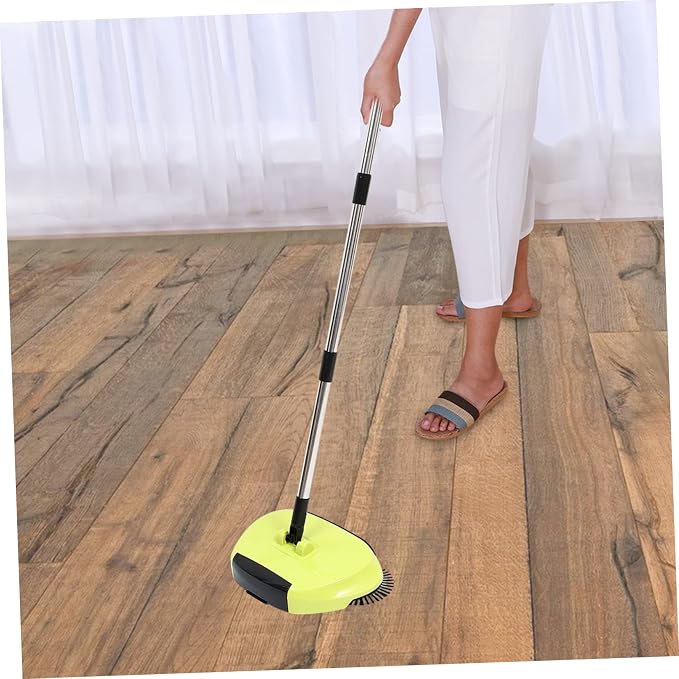 3 1 Hand Push Cleaning Tools for Home Floor Rugs Lazy Dustpan Trash Bin Vacuum - Image 5