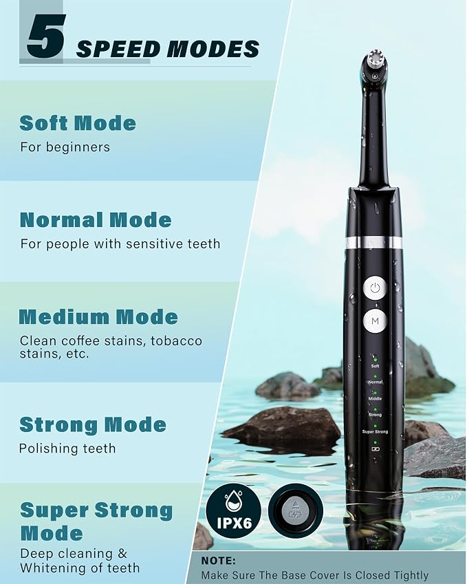 Tooth Polisher, Rechargeable Tooth Whitening Kit - Image 4