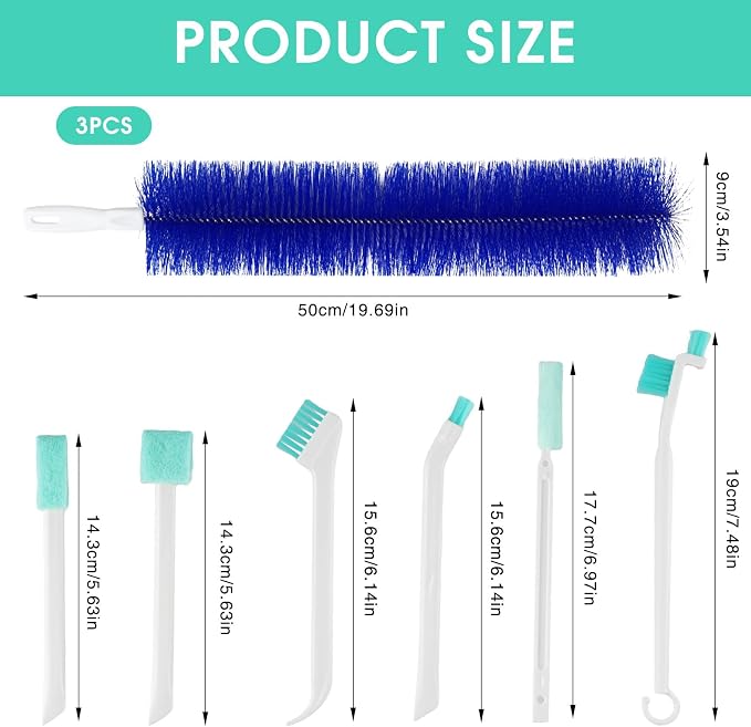 Fan Cleaner Brush Set, Bendable Cobweb Dust Cleaner - Image 2