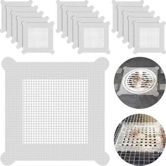 Chengu 50 Pcs 5.7 Inch Disposable Hair Catcher Shower Drain Stickers Square by CHENGU