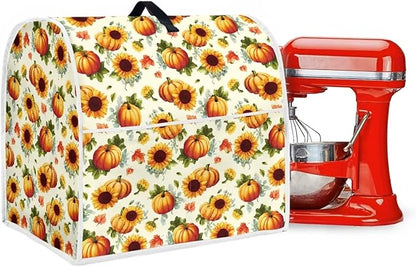 Sunflower Mixer Cover for Kitchen Aid 6-8 Qt Mixer Small Appliance Dust Covers Universal for Air Fryers, Coffee Makers, Fall Decoration for Home Gift for Friends