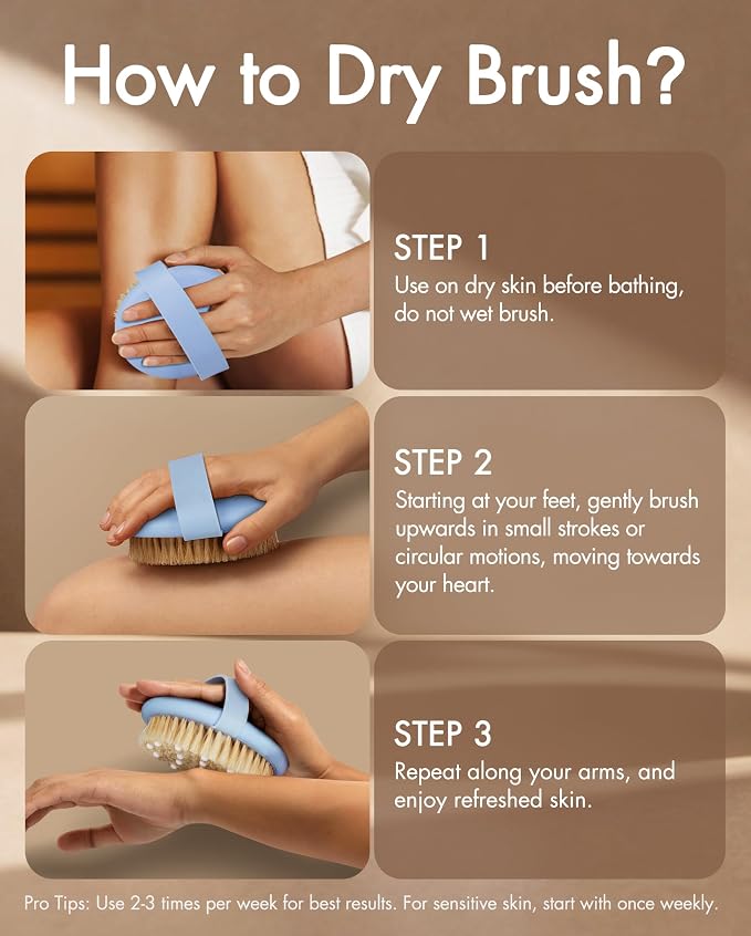 Dry Brushing Body Brush for Massage - Image 5