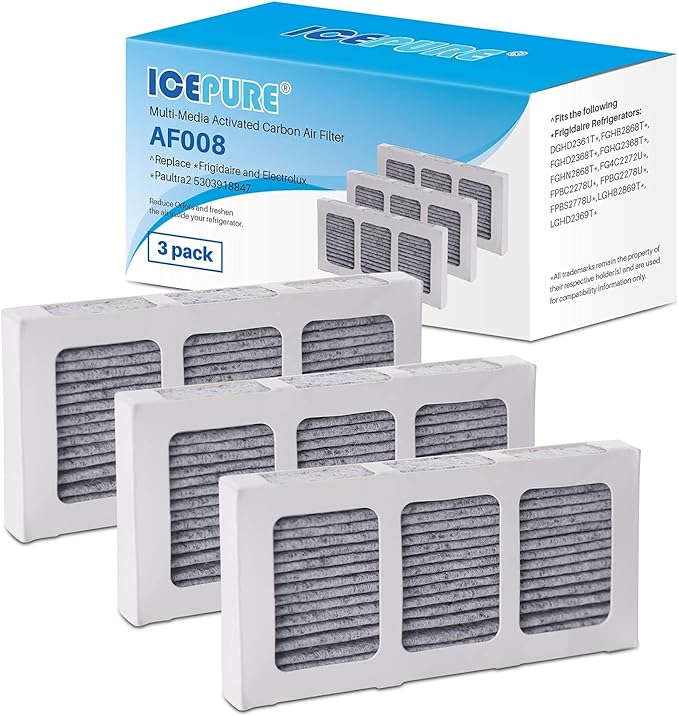 ICEPURE AF008 Compatible with Pureair Ultra 2 Refrigerator Air Filter, Pure Air by ICEPURE