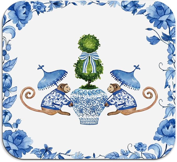 Chinoiserie Dish Drying Mat by Unknown
