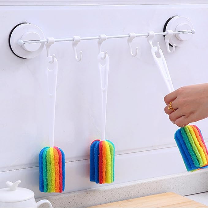3PCS Cleaning Bottle Sponge Brush - Image 8