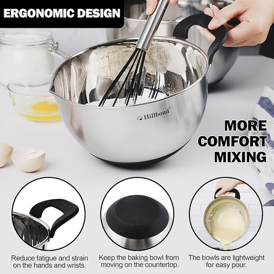 Hillbond Stainless Steel Bowls - Image 2