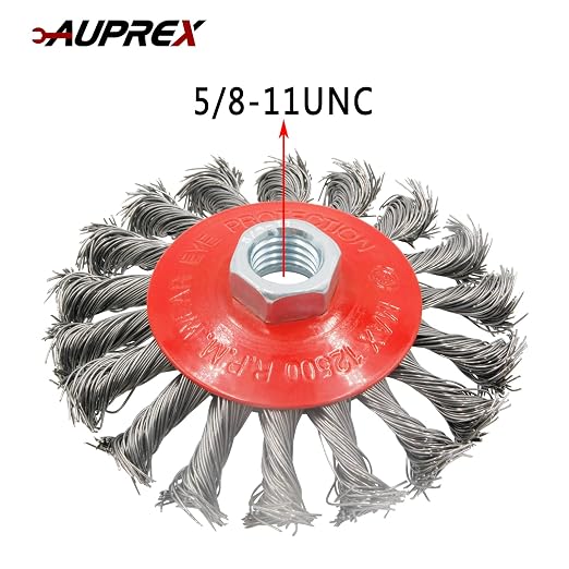 2 Pack 4 Inch Twist Knotted Wire Wheel Brush - Image 4