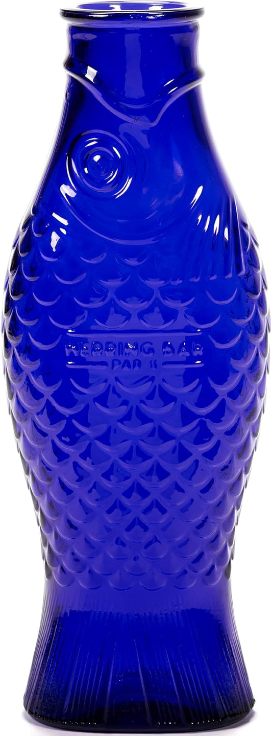 Serax Glass Water Pitcher | Fish & Fish glassware by Paola Navone | Wine Carafe by Serax