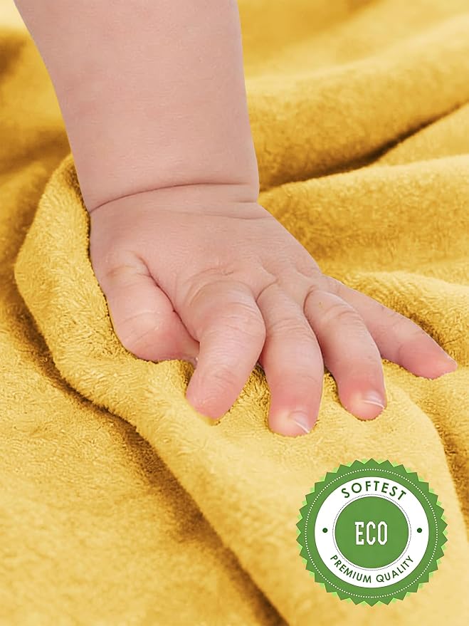 HIPHOP PANDA Baby Washcloths, Rayon Made from Bamboo - Image 5