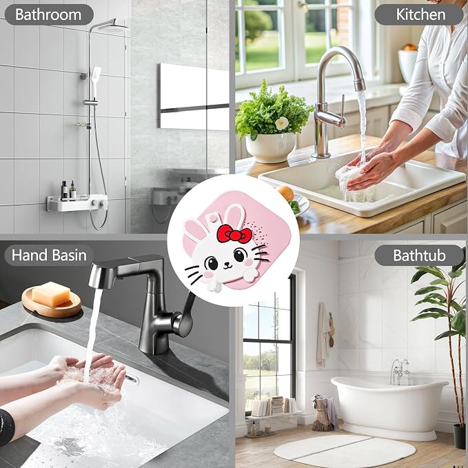 2-in-1 Shower Drain Hair Catcher & Bathtub Drain Cover, Odor-Proof Silicone - Image 10