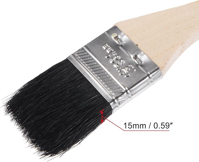 uxcell Bent Radiator Paint Brush 16" Length 1.5" Width Bristle - Image 3
