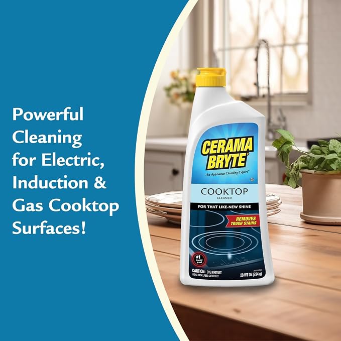 Cerama Bryte Removes Tough Stains Cooktop and Stove Top Cleaner - Image 6