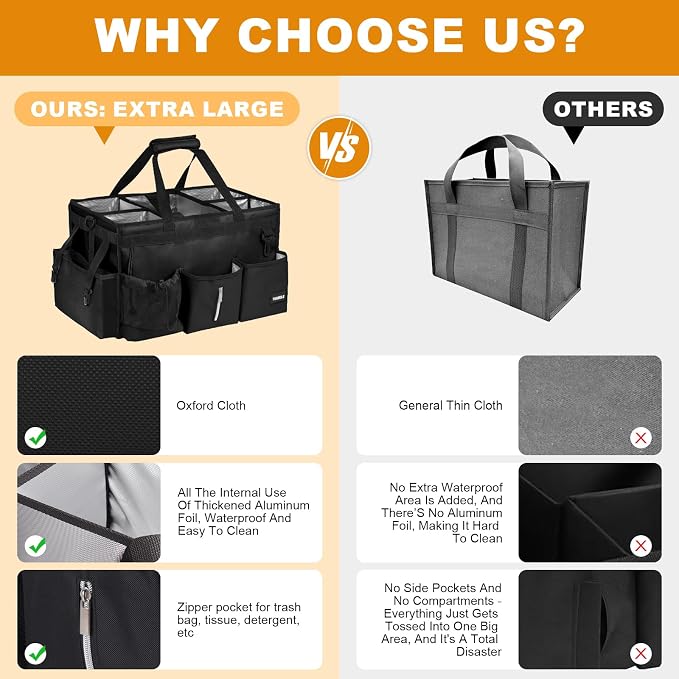 Extra Large Cleaning Caddy Bag - Image 2