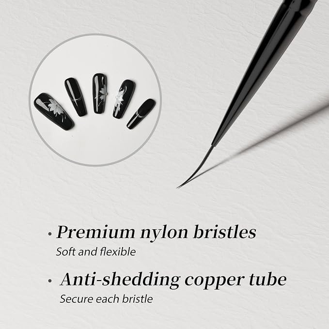 Nail Art Liner Brushes 5Pcs - Image 7