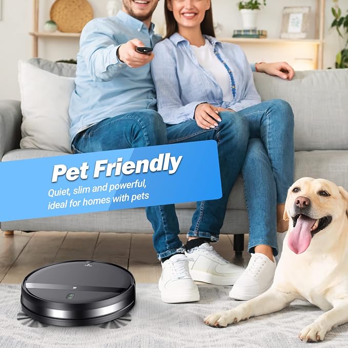Robot Vacuum and Mop Combo, App/Alexa Control, Smart Robot Vacuum Cleaner - Image 5