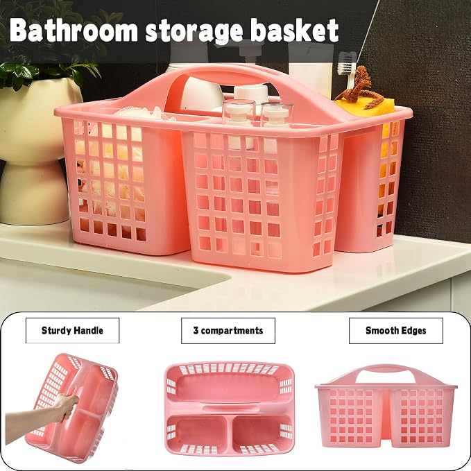 Haundry Plastic Shower Caddy Basket - Image 3