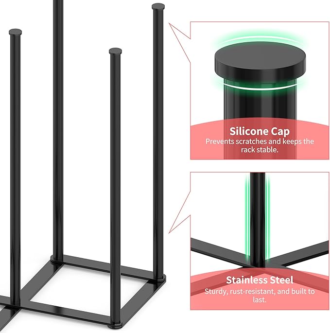 Collapsible Bottle Drying Rack, Baby Bottle Drying Rack, Foldable Cup Draining - Image 5