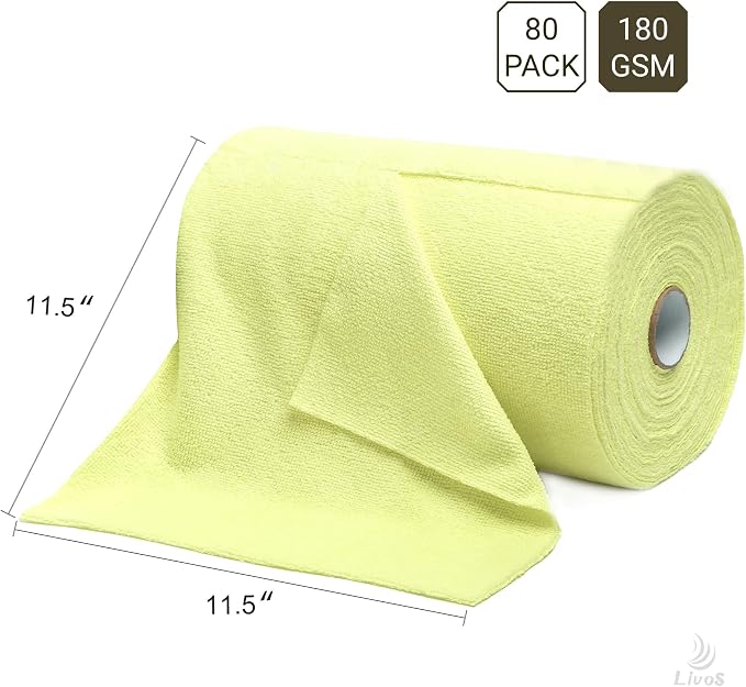 LIVOS Microfiber Cleaning Cloth Roll - Image 4
