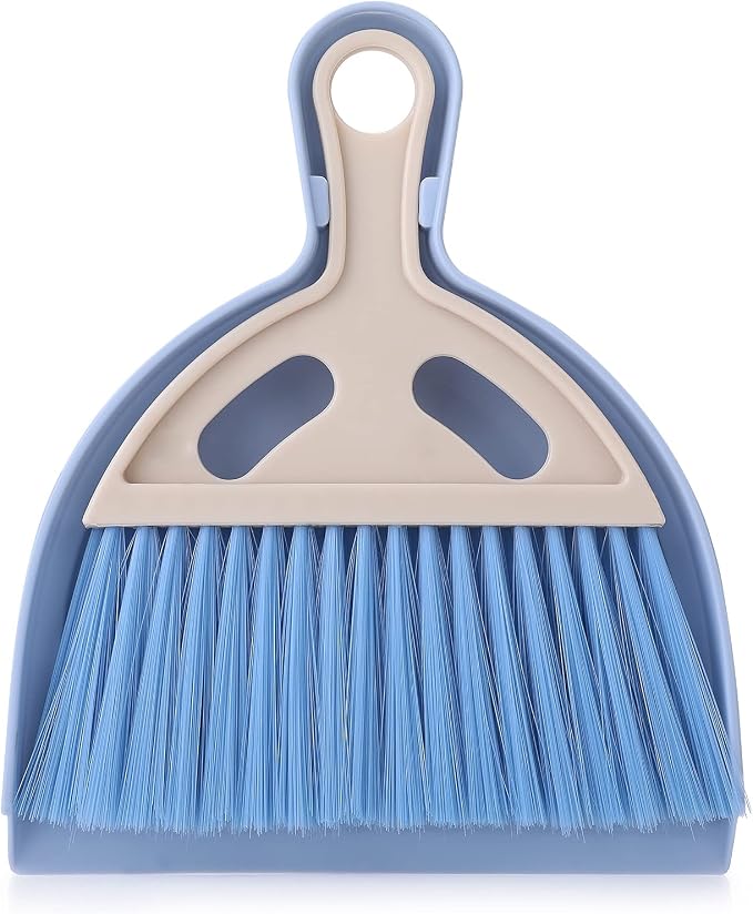 cobee Small Broom and Dustpan Cleaning Set, Mini Whisk Dustpan and Brush - Image 8