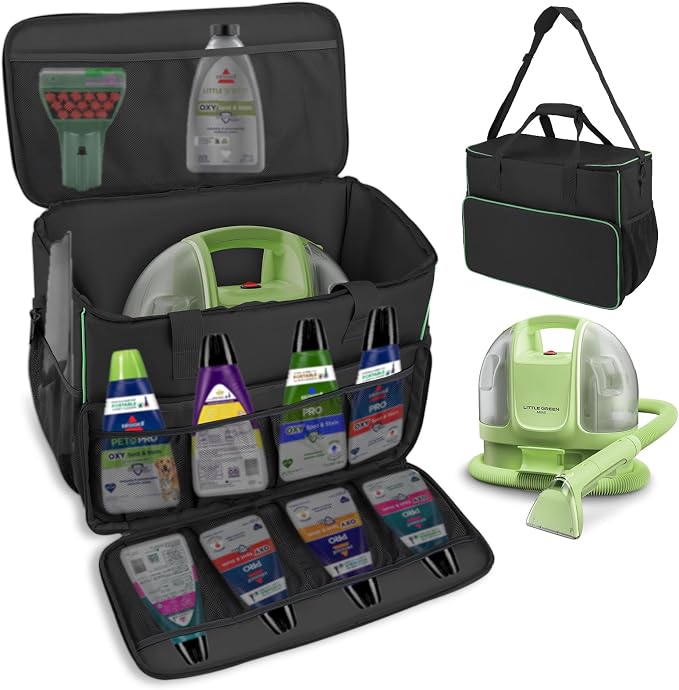 Carrying Case for BISSELL Little Green Mini Clean Machine 4075, Large Storage by JAYOBGO