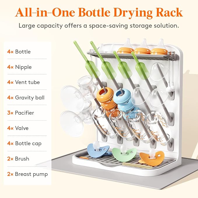 Lifewit Large Baby Bottle Drying Rack - Image 2
