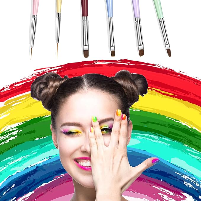 Nail Art Brushes, Nail Design Painting Brush Set - Image 5