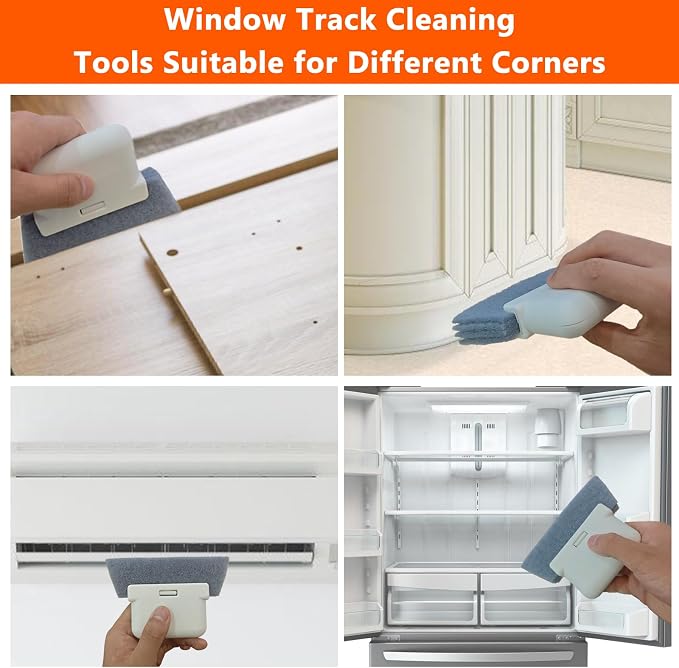 Window Screen Cleaner and Groove Cleaning Brush, Mesh Screen Cleaning Brush and - Image 5