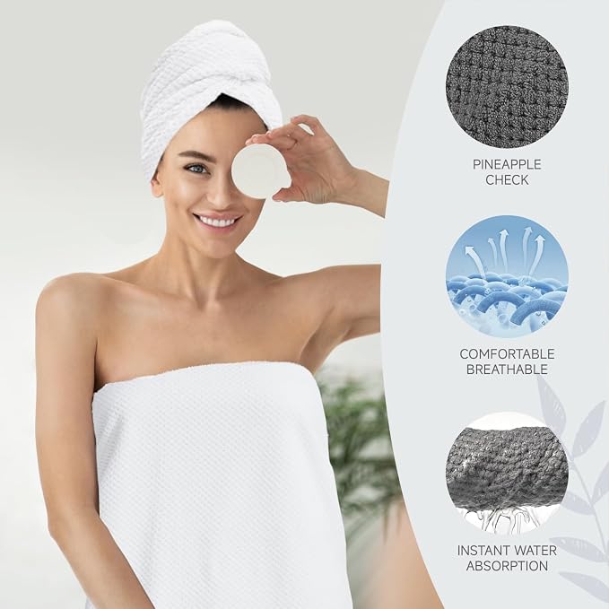 35X70 Inches Extra Large Bath Towels Sets of 4 - Image 4